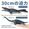 Donalee Sea Dinosaur Figures, 30cm, Impressive, Realistic Mosasaurus and Plesiosaurus Dinosaur Models, PVC, Durable Toys for Kids (Set of 2