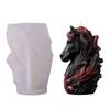 Horse Head Silicone Molds Food Grade Silicone Heat Resistant Multipurpose Silicone Mould for Epoxy Resin Candle Soap