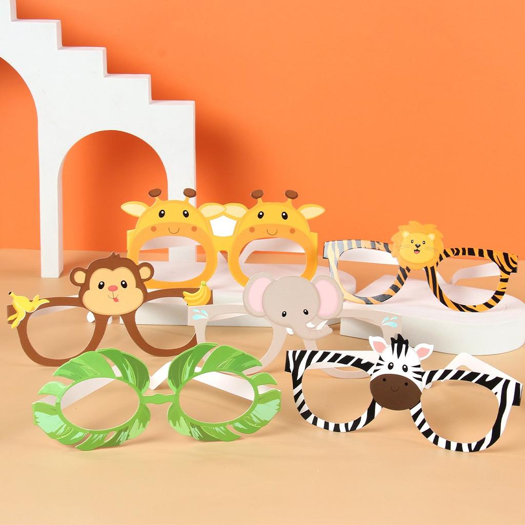 Jungle Animal Party Decor Paper Glasses Jungle Birthday Party Decor Kids Baby Shower Wild One 1st Birthday Safari Party Supplies