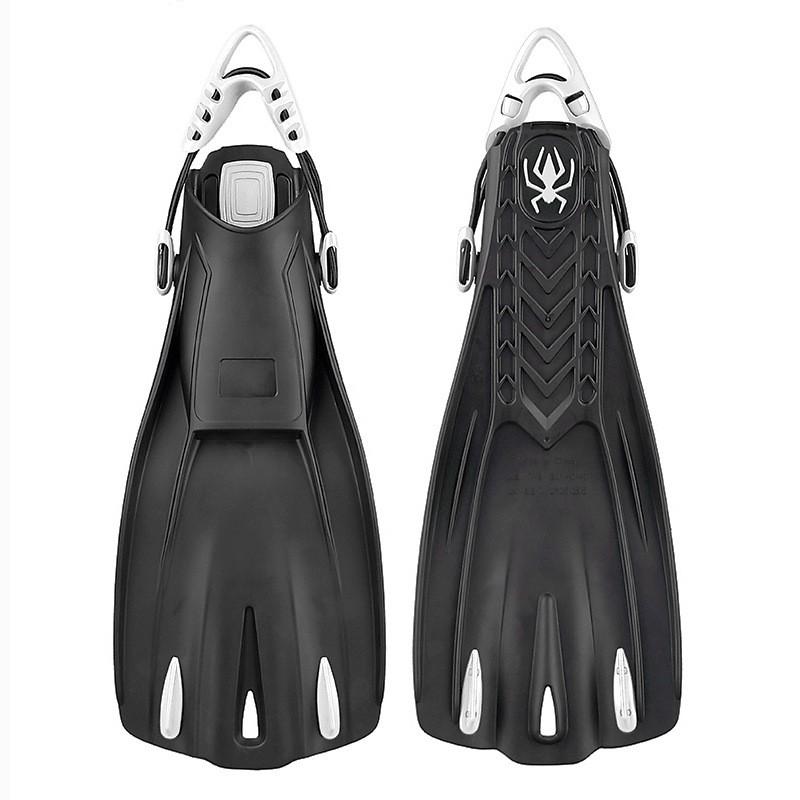 Lightweight Open-Heel Snorkeling Scuba Diving Fins With Elastic Strap Adults Size 34-47