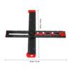 4 in 1 Drilling Position Ruler Metric T Square Multi Angle Measuring Tool  Drawer Door Installation