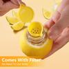 1/2pcs Lemon Mini Squeezer Portable Lemon Juicer With Lid, Squeeze Lime for Cocktails Easy Juice Extractor Freshness Preserving