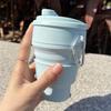 Collapsible Silicone Travel Cup - Portable Outdoor Folding Tumbler