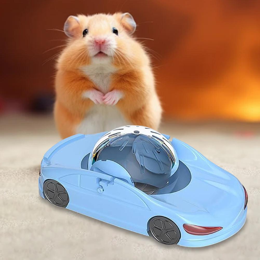 Hamster Running Ball Transparent Rolling Toy Car Exercise Wheel Hamster Car for Hamsters and Gerbils