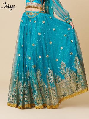 Western Region Dunhuang Princess Belly Dance Costume - 720° Swing Skirt for Exotic Performances.