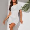 Women's Sexy Lace Dress Strap Mesh Tight Leaky Back Strap Nightdress