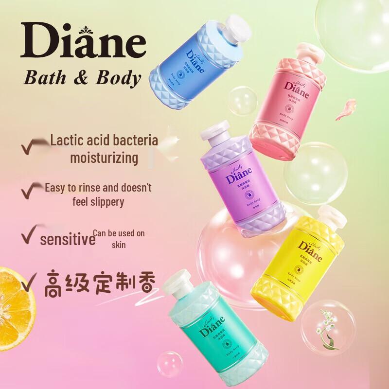 Moist Diane Lactic Acid Moisturizing Shower Gel - Wild Yuzu