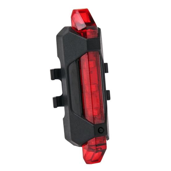 5 LED USB Wiederaufladbar MTB Fahrrad Fahrrad Sicherheit Radfahren Rücklicht Lampe