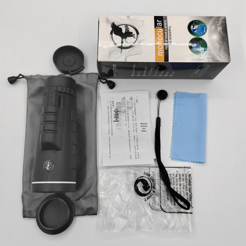 High-Definition Monocular with Phone Holder & Tripod for Outdoor Activities