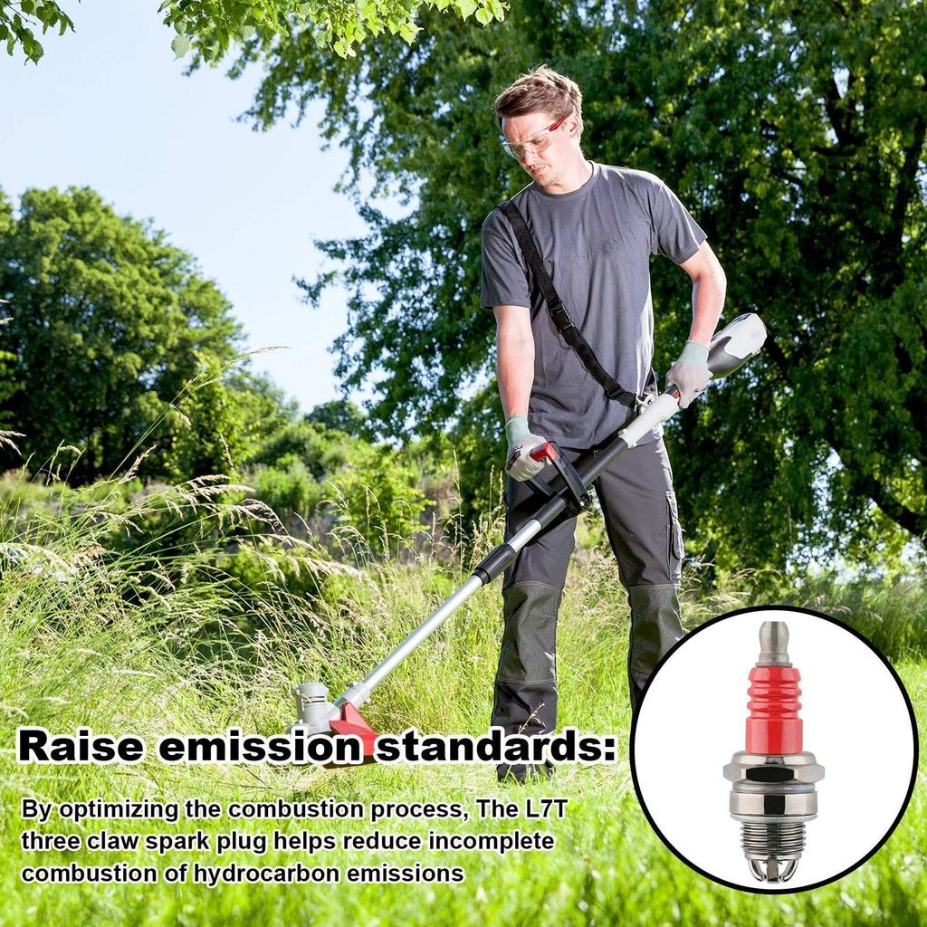 L7T Spark Plug - High Performance, Replacement Accessory for Chainsaw | Compatible with Blowers,