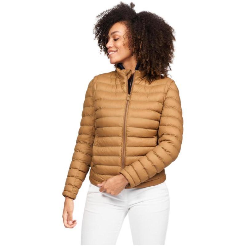 

Decathlon CW900 Однотонная куртка с воротником-стойкой на молнии с длинными рукавами женская коричневая L коричневый