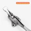 Metal Doorstop Heavy Duty Adjustable Kickdown Door Stop Door Holder with Nonslip Rubber Tip Easy to Set Down and Release
