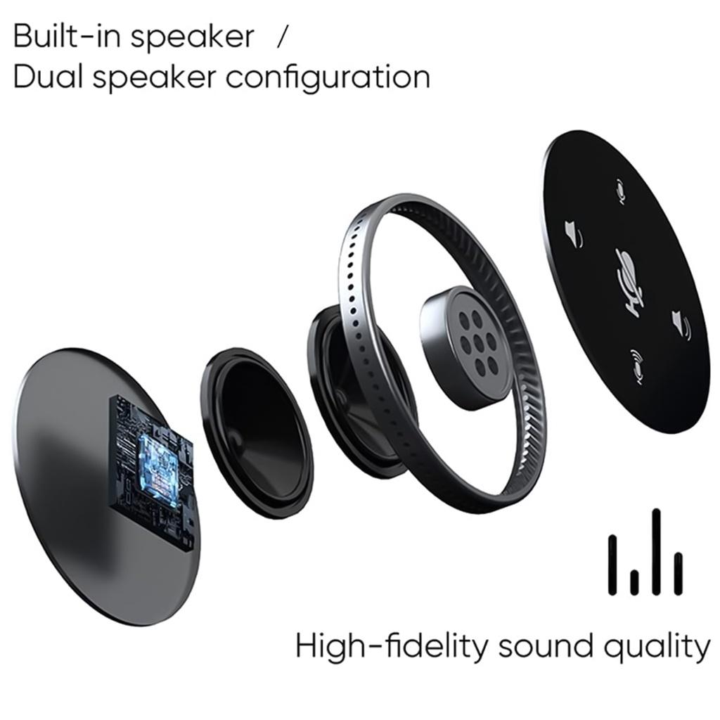3W 360 ° VLOG Living Omnidirectional PC Computer Built-in Speaker Portable Desktop Conference Speaker USB Microphone