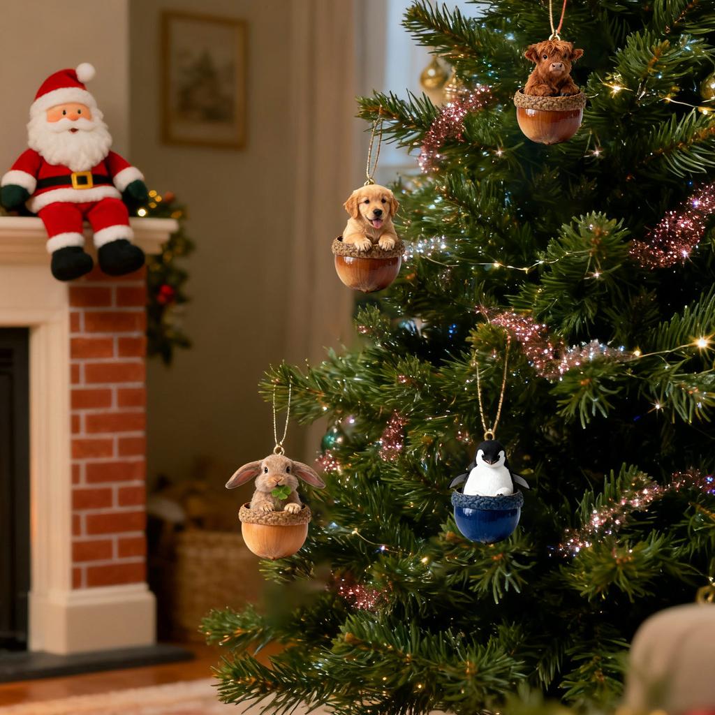 2D Akrylová Spící Klíčenka Roztomilá Kreslená Ozdoba na Tašku Závěsná Ozdoba Dárek Pro