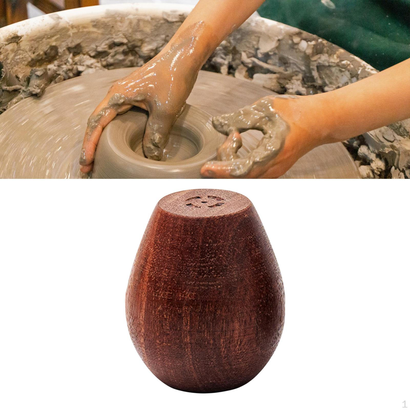 

Яйцо из красного дерева Фиолетовая глина Керамический инструмент Изготовление чайников Чашки Формовка Прочные аксессуары Size S