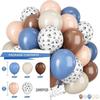 Neues Jahr Matt Glitzer Metallisch Latex Ballon Set für Dekorative Foto Atmosphäre