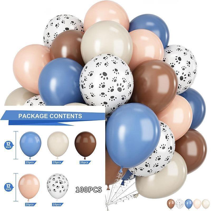 Neues Jahr Matt Glitzer Metallisch Latex Ballon Set für Dekorative Foto Atmosphäre