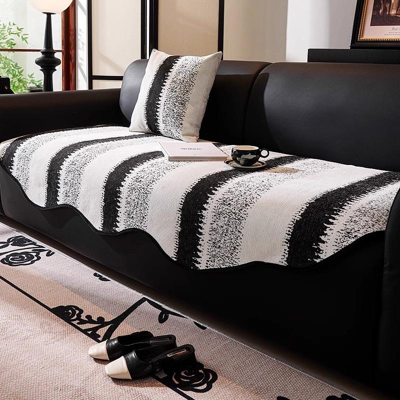 Light Luxury Special-Shaped Sofa Cushion, Universal In All Seasons, High-End Non-Slip Seat Cushion, Irregular Curved Straight Row Sofa Cover