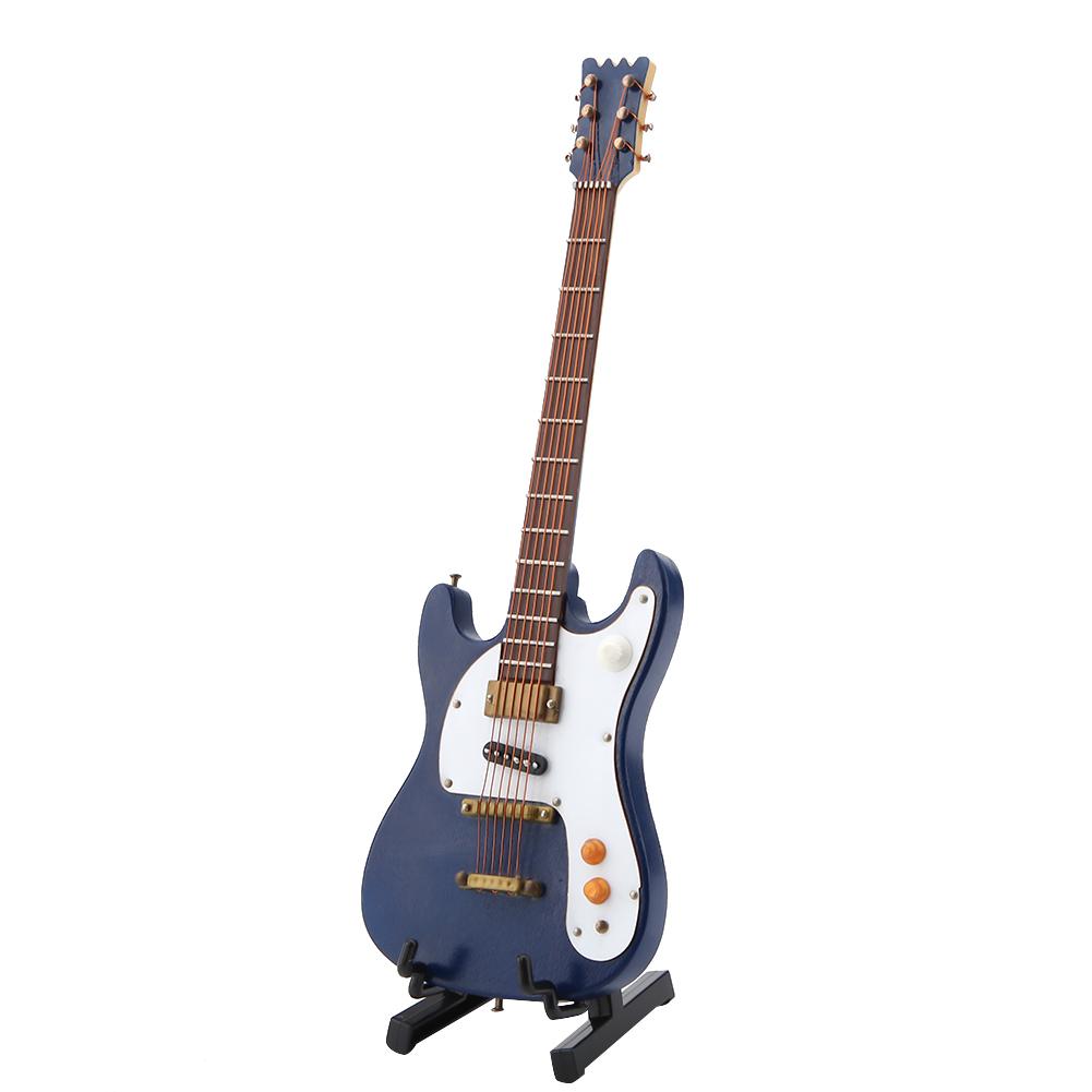 

Изысканная деревянная мини-гитара, модель дисплея, украшение для дома, кофейни, украшение 3-500-E36