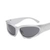 Y2K Sports Punk Sunglasses Women Men Square Vintage Shades Trendy Goggle Sun Glasses  Eyewear