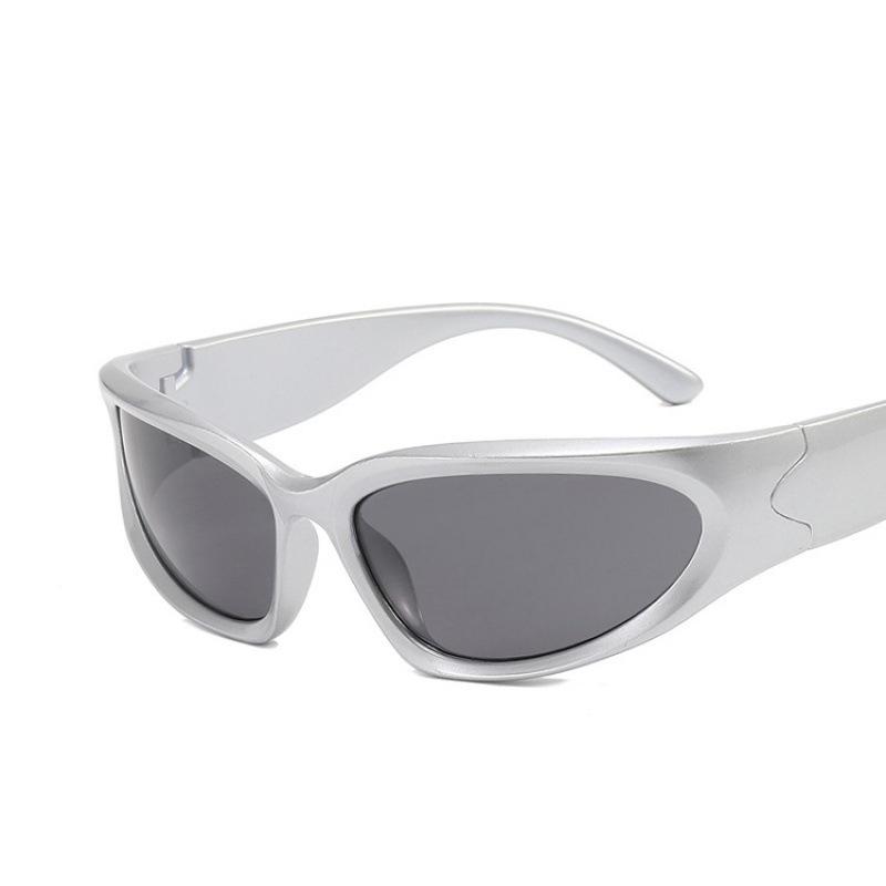 Y2K Sports Punk Sunglasses Women Men Square Vintage Shades Trendy Goggle Sun Glasses  Eyewear