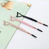 Double Head Eyelash Curler Eyelash Brush Makeup Lash Separator Brush Mascara Curl Eye Beauty Makeup Cosmetic Tool YSL