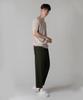 UNLC [Package][Summer Fabric] Semi-Wide Crop Elastic Waist Slacks (4 Colors)