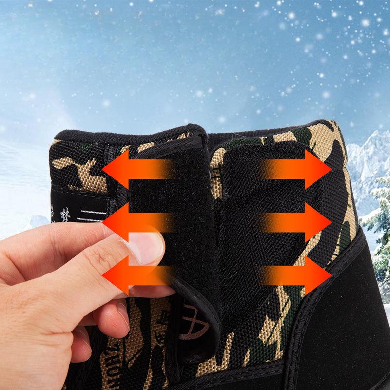 Extra Thick Snow Boots Warm Shoes High Top Anti Cold Snow Shoes Anti Slip