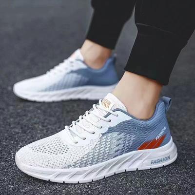 Modische Herren-Sneaker Sommer Mesh Atmungsaktiv Walking Schuhe 2024 Mode Atmungsaktive Strick Sportschuhe für Herren