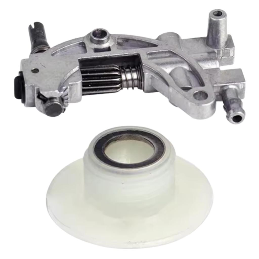 Deepa Ribusu Oil Pump and Worm Gear Set for Zenoah G3700/G4200 Chainsaws (Part Number 2851-56110) [Parallel Import]