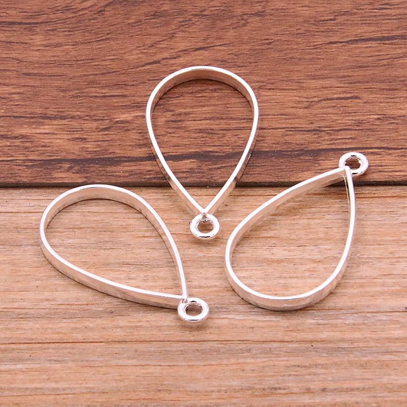 

Подвеска-кулон в античном стиле, капля воды, эпоксидная рамка, 5 цветов, 38x20 мм для изготовления украшений своими руками