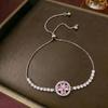 Women's European & American Style Windmill Pendant Necklace Set - Titanium Steel Floral Design