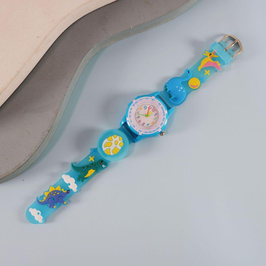 Cartoon Luminous Strap Children's Watch - Creative Birthday Gift for Elementary School Students