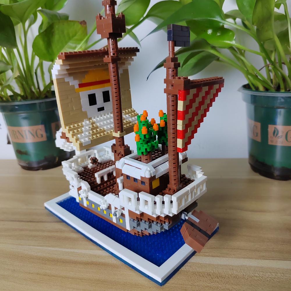 Adventure Themed Ship Micro Mini Building Block Set: The Ultimate Dreamer - A Unique Gift, Ideal Toy for Enthusiasts To Collect