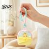 Durable Fabric Coin Purse Small Purse, Macaron Style Mini Backpack Pendant with Lanyard, Lightweight Decorative Embroidery Wallet Pouch Double
