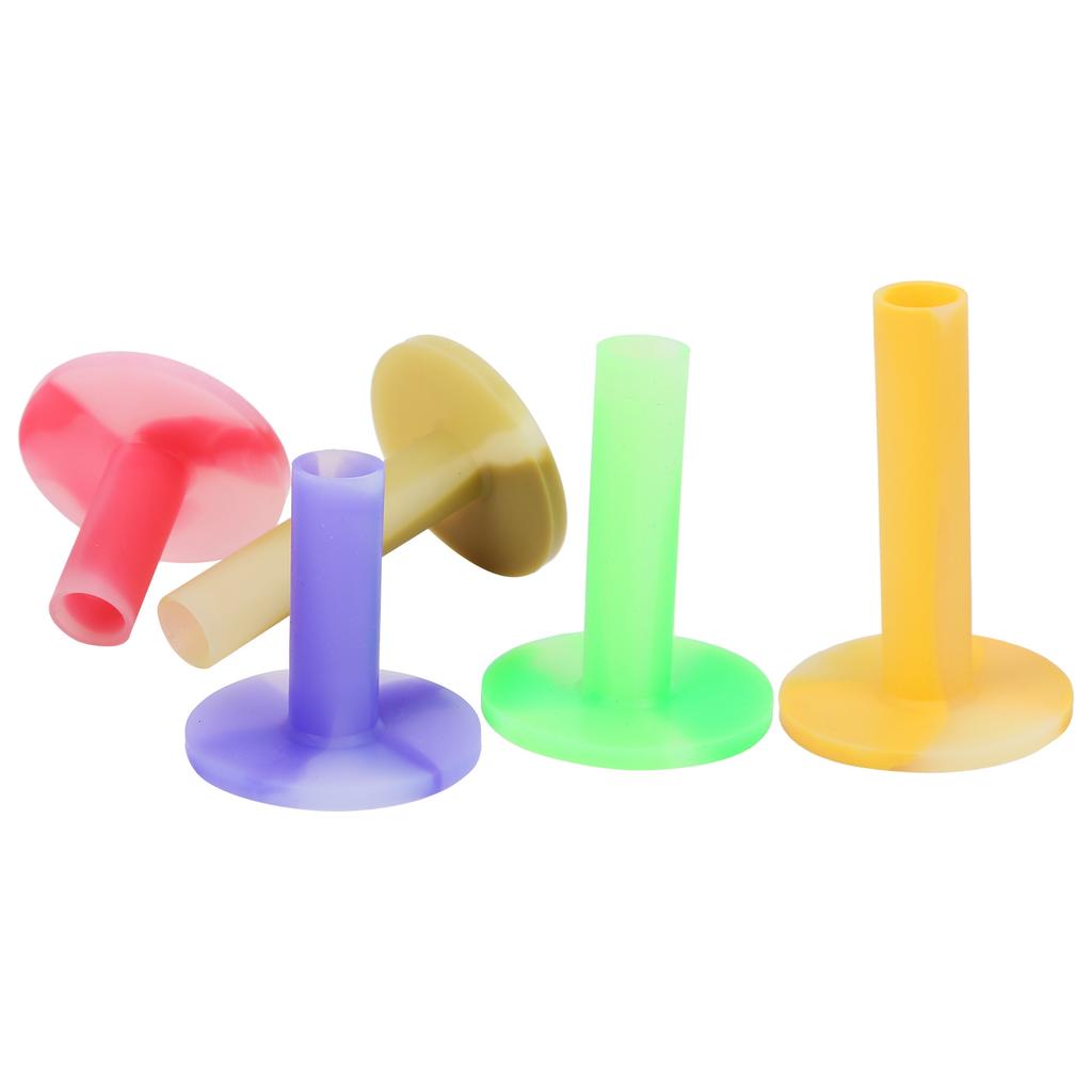 Rubber Golf Tenden Tee Driving Range Tees Ball Holder Set for Indoor Outdoor Practice Mat