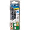 Vrták - TIVOLY - Sada 5 vrtáků do dřeva s 3 hroty SLR - Průměry 3, 4, 5, 6 a 8 mm