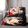 1Pc Anime Characters Emotion Flannel Blanket, Soft And Comfortable, Casual Warm, Camping Travel, Christmas, Halloween Xmas Gift S1417