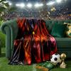 Dragon's Fiery Warcraft game Throws Blanket Flannel Blankets Plush for Couch Bed Gifts for Men Women Travel picnic blanket Christmas fan gifts
