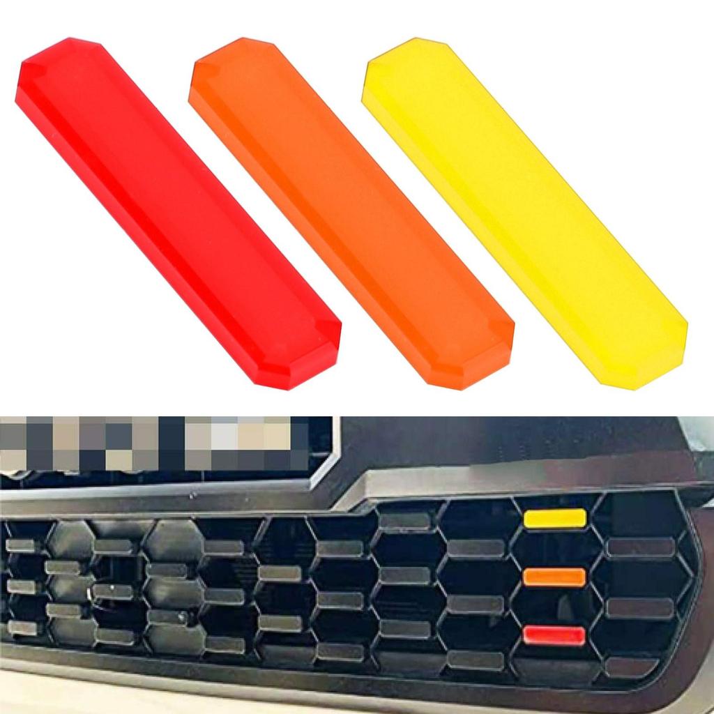 Tri-color Badge Front Grille Decal Sticker for Tacoma TRD Pro 2016-2020