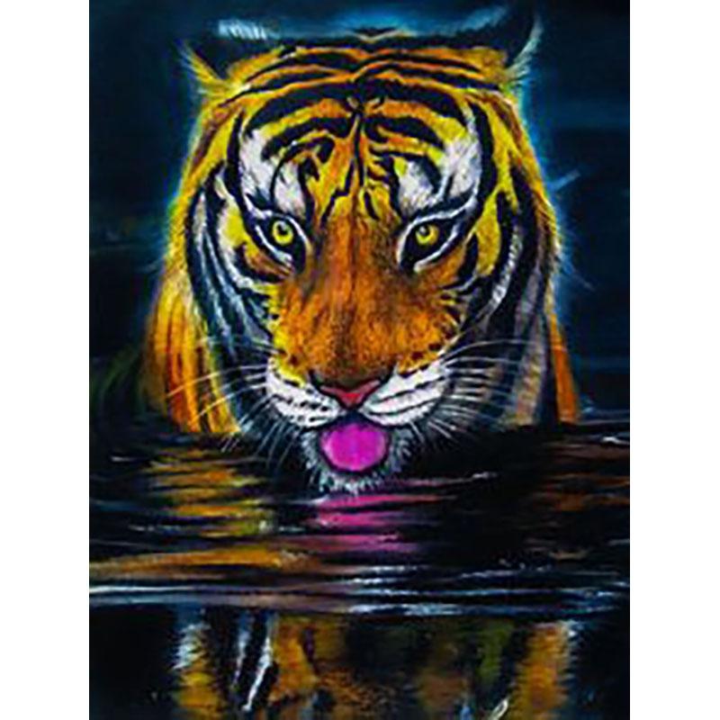 5D Diy Diamond Painting Animal Tiger Diamond Embroidery Full Drill Rhinestones Daimond Painting Mosaics Home Decor Cross Stitch