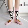 5 Paar Cartoon Hühnerfuß Socken Druck Zehe Kuh lustig Kurze Socken Kreativ Lustige Frosch Socken Damen
