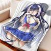 Cartoon VTuber Shylily Flannel Blanket Cover Warmth Soft Anime Blanket Multifunctional Decor Home Universal Blankets