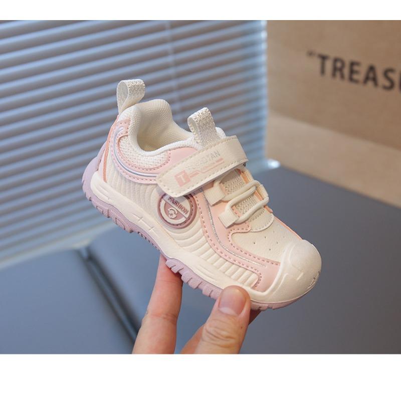 Children's autumn new models 1-6 years old leather waterproof outdoor sports shoes fashionable and casual men and women treasure dirt-resistant