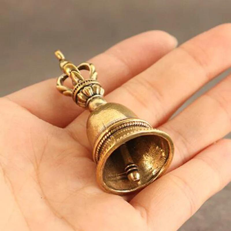 Vintage Messingglocke Anhänger DIY Schlüsselanhänger Anhänger Heimdekoration Handwerk