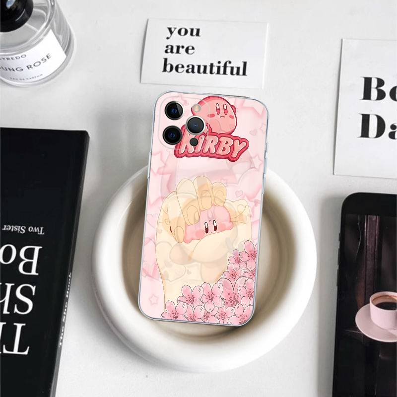 Cute K-Kirbys Phone Case For iPhone 17 16 15 14 13 11 12 Pro Max 16 Plus Transparent