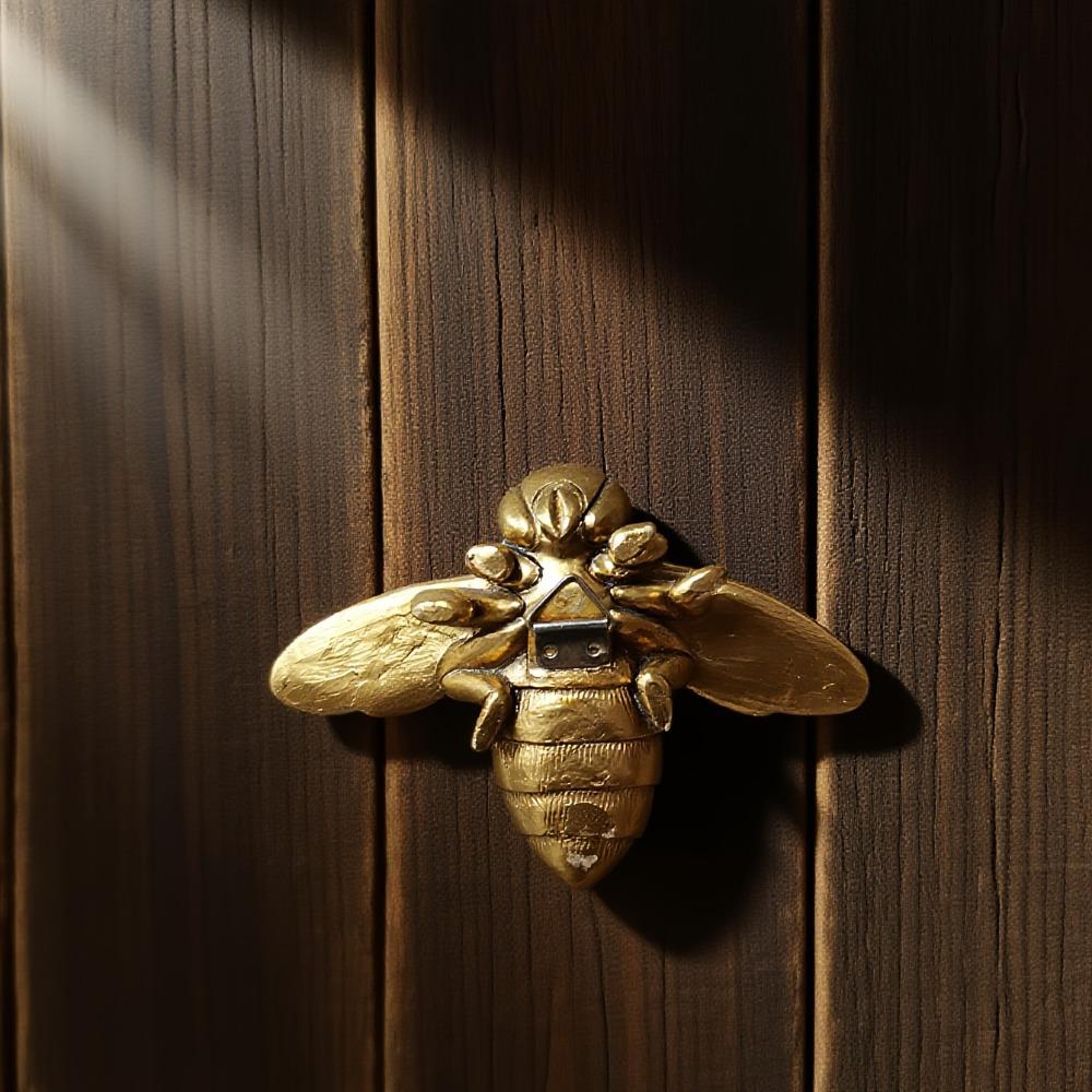Honeybee Art Decor Simulation Resin Ornament Wall Decoration Creative Handicrafts Insect Statue for Livingroom Office