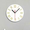 Silent Wall Clock, Creative Bedroom and Living Room, Simple Luminous Quartz Clock and Timepiece