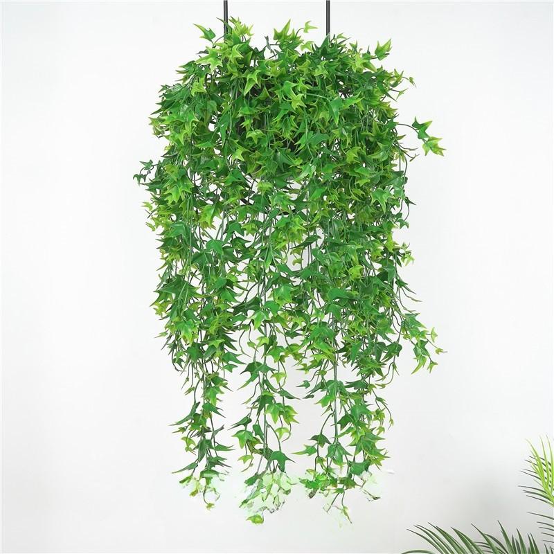 Decorative Plastic Plant Wall Panel With Faux Vine For Living Room And Bedroom