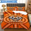 3PCS Wests Tigers Roar Strength And Pride Bedding Set 2D Printing (Includes 1 Duvet Cover + 2 Pillowcases Coreless), Bedroom decor,Fan gift